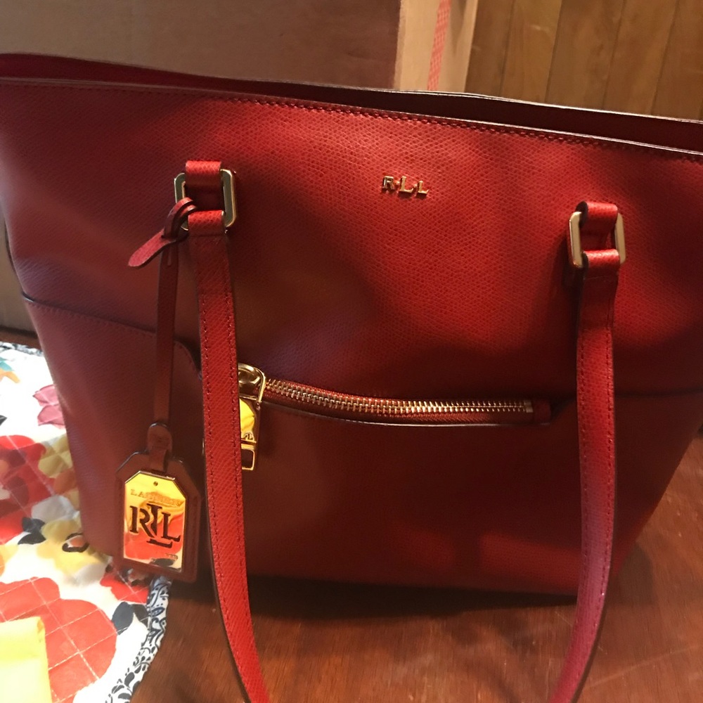 Ralph Lauren’s purse.